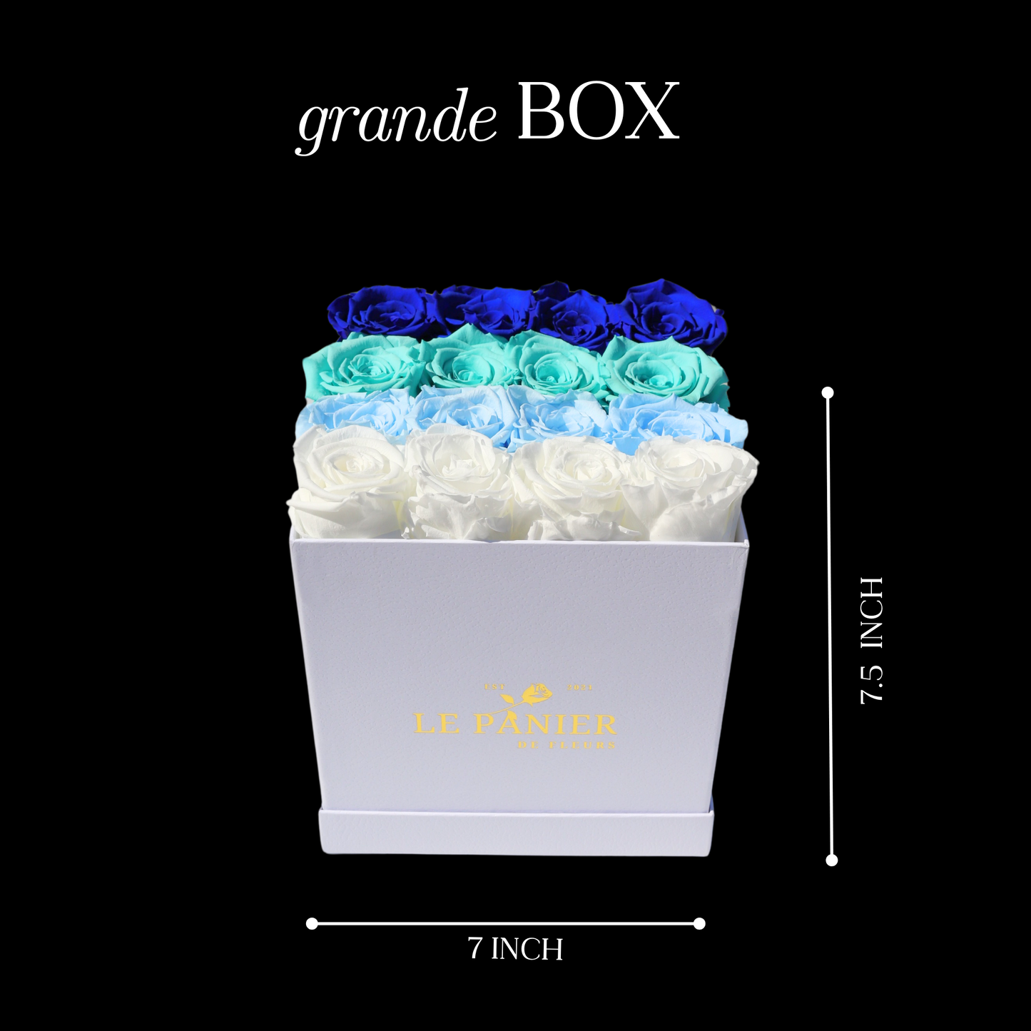 Grande Square Rose Box