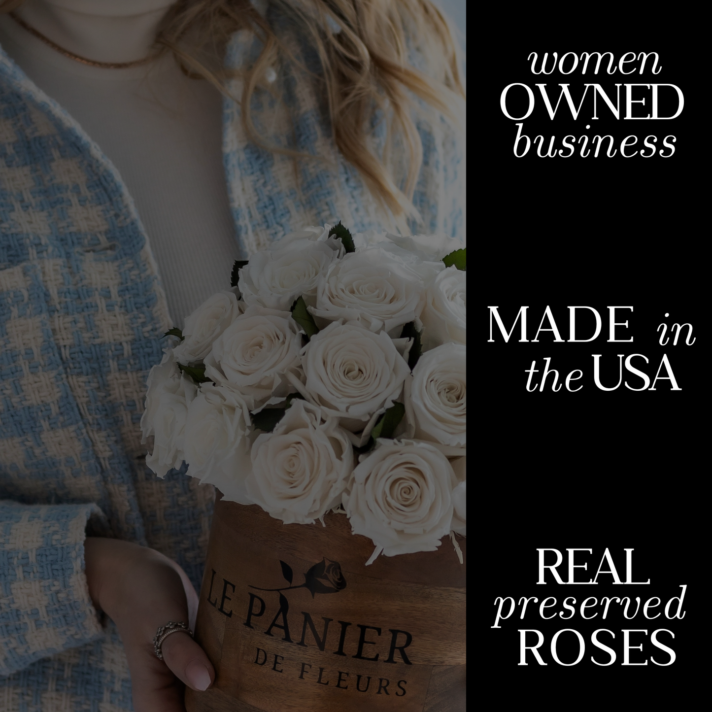 New Baby Personalized Rose Box