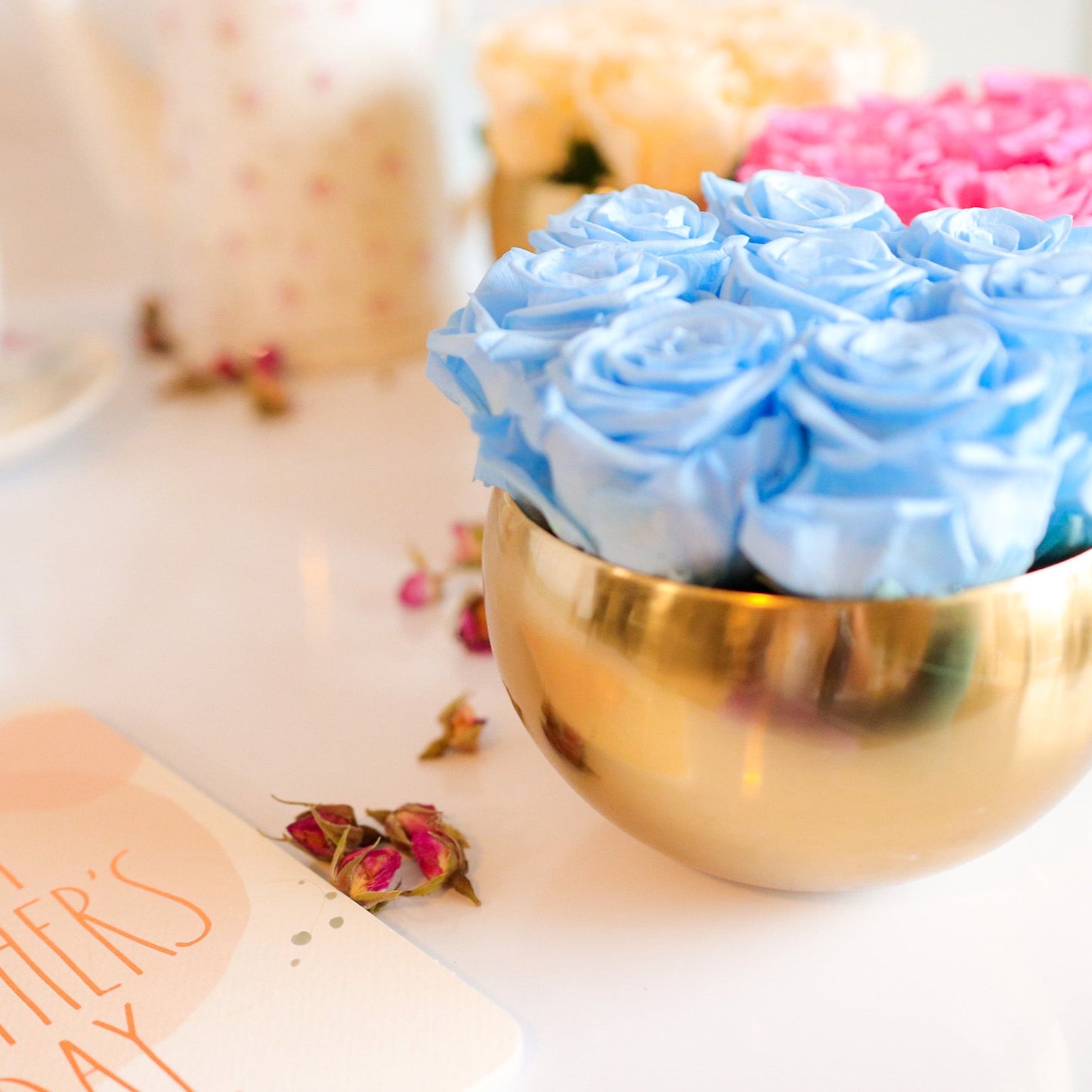 Petite Golden Rose Bowl