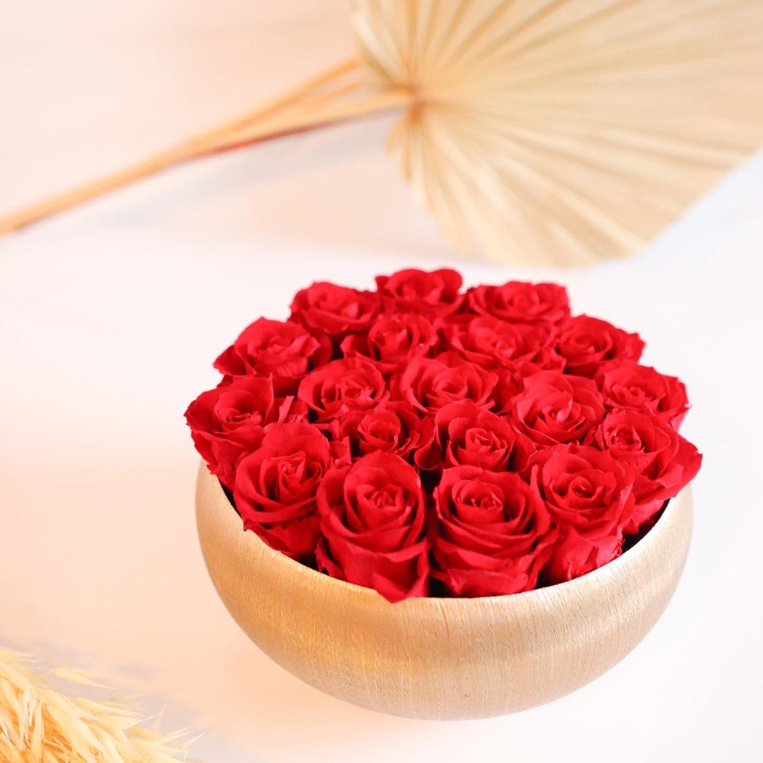 What are preserved roses?