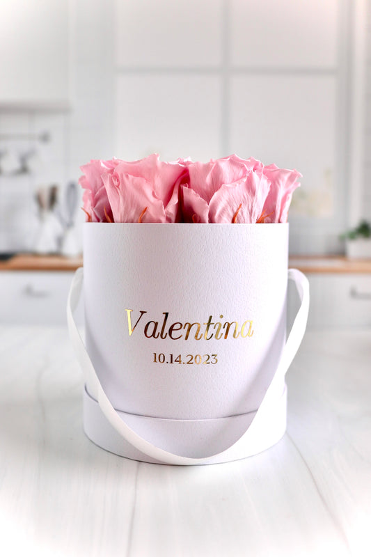 New Baby Personalized Rose Box