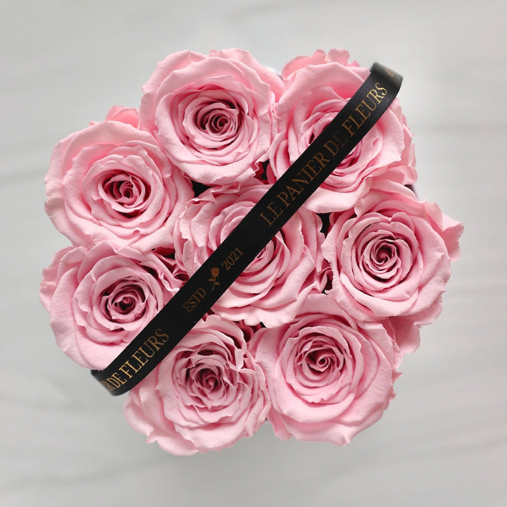 Classique Black Round Rose Box