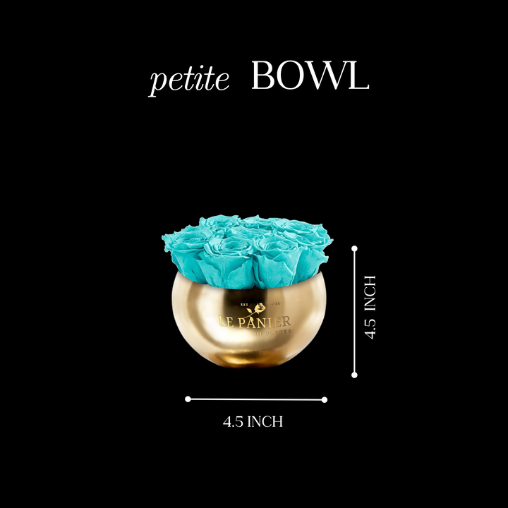 Petite Golden Rose Bowl